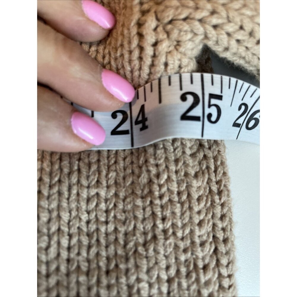 Sincerely Jules Women's Bow Sweater Size Medium Beige Oversized Coquette NWOT - Picture 7 of 8